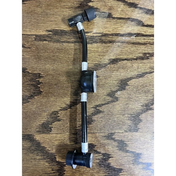 Super Tech Premium Reusable Hose and Gauge for refrigerant - Picture 1 of 7